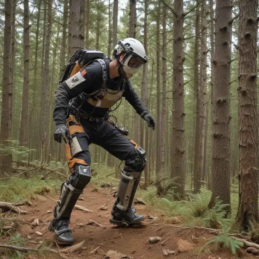 Enhancing Operator Safety with Exoskeleton-Assisted Felling and Bucking