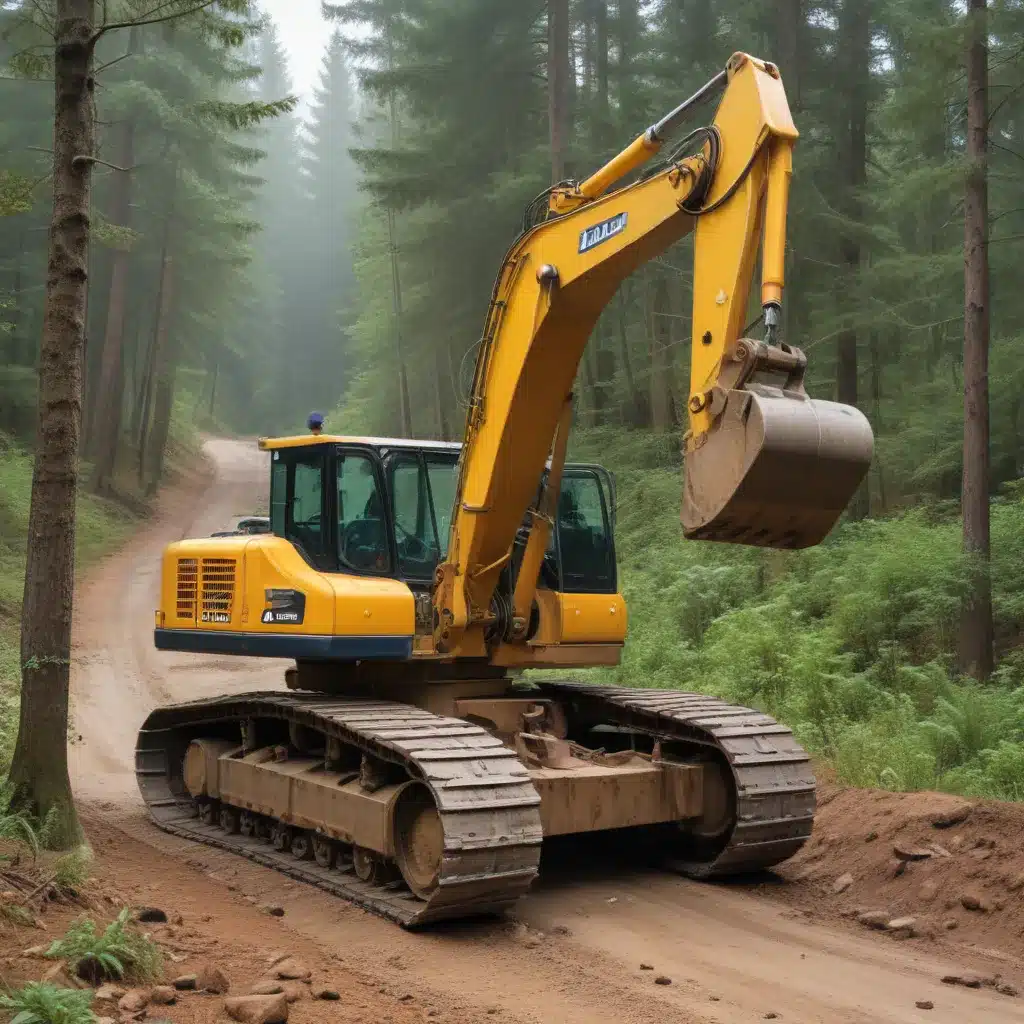 Ensuring Heavy Machinery Safety and Accessibility on Steep Forest Roads