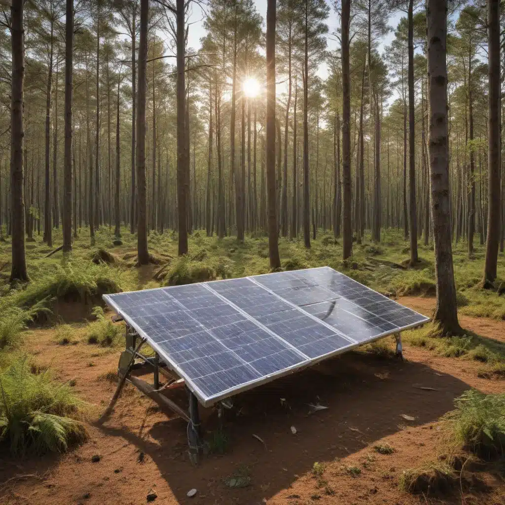 Integrating Solar Power Solutions for Off-Grid Forest Access Infrastructure