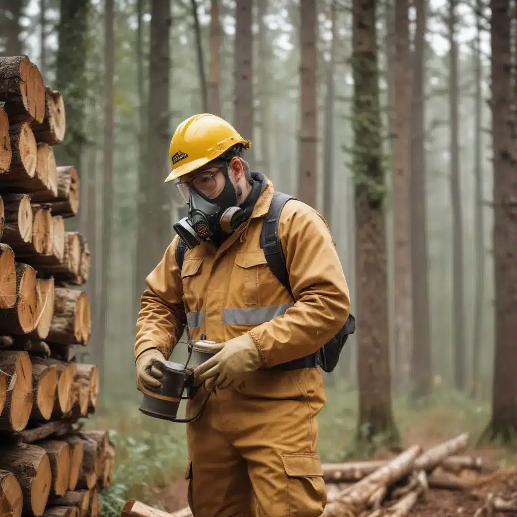 Respiratory Protection for Dust and Fume Exposure in Timber Harvesting