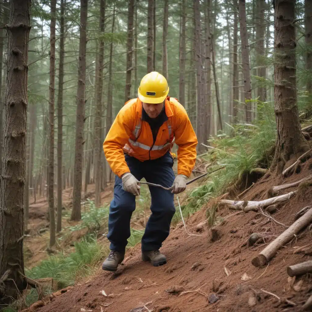 Safely Navigating Steep Terrain: Forestry Worker Fall Prevention