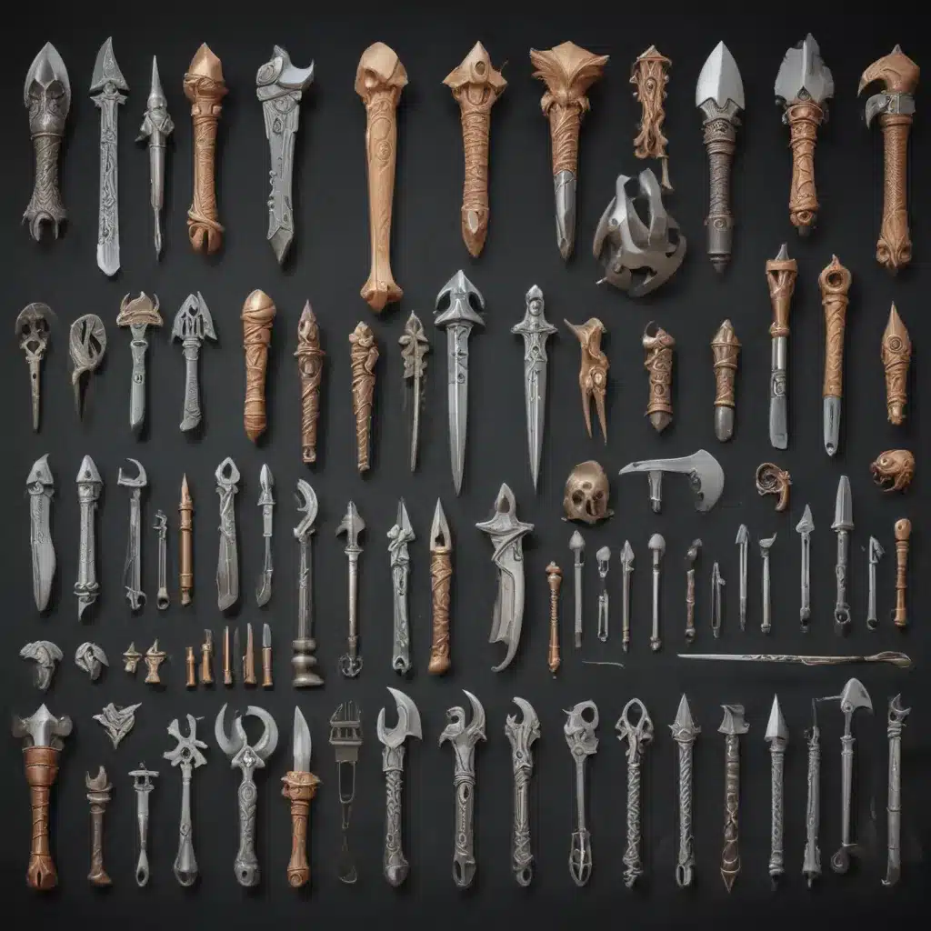 Specialty Hand Tools for Intricate Monster Armour and Accessory Crafting